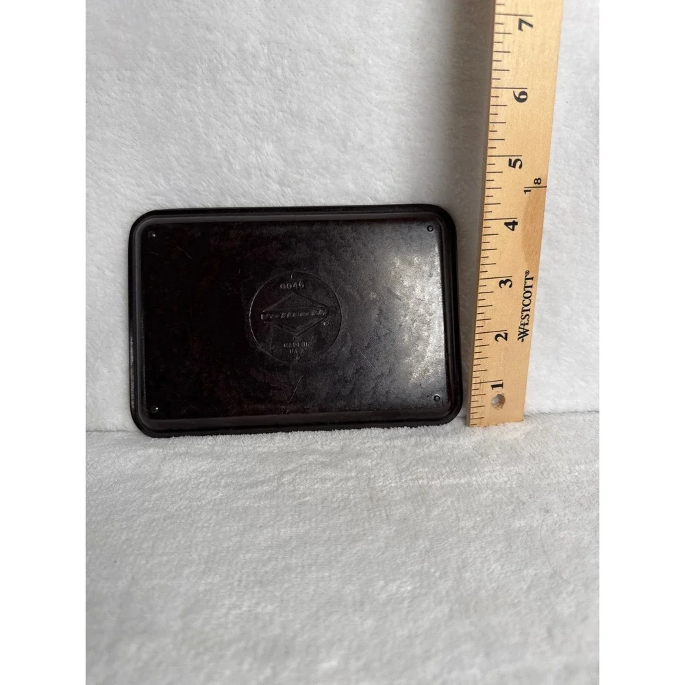 Vintage VOLLRATH 0046 Bakelite Tip Tray Small Brown Good